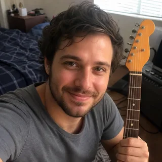 Aluno de guitarra 1